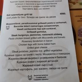 Pálma Étterem Debrecen - Étlap/itallap