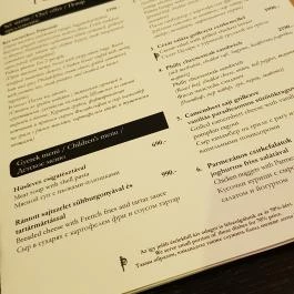 Pálma Étterem Debrecen - Étlap/itallap