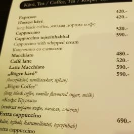 Pálma Étterem Debrecen - Étlap/itallap