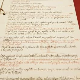 Panoráma Étterem Debrecen Debrecen - Étlap/itallap