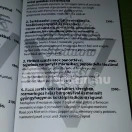 Pizza Valentino La Caffé, Debrecen - Étlap/itallap