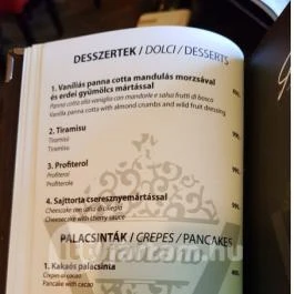 Pizza Valentino La Caffé, Debrecen - Étlap/itallap