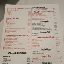 Pizza Vespa, Debrecen - Étlap/itallap