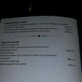 Play Pub House, Debrecen - Étlap/itallap