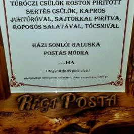Régi Posta Étterem Debrecen - Étlap/itallap
