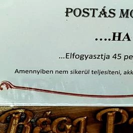 Régi Posta Étterem Debrecen - Étlap/itallap
