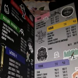 Roncsbár, Debrecen - Étlap/itallap