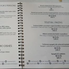 Roy Café & Restaurant, Debrecen - Étlap/itallap