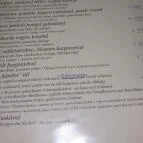 Sándor Vendéglő Debrecen - Étlap/itallap