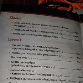 Semann Vendéglő Debrecen - Étlap/itallap