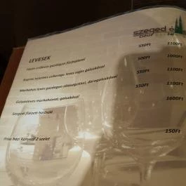 Szeged Étterem, Borozó & Pub, Szeged - Étlap/itallap