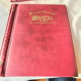 Szent Orbán Kisvendéglő, Velence - Étlap/itallap