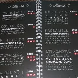 The Flat Bisztró Debrecen - Étlap/itallap