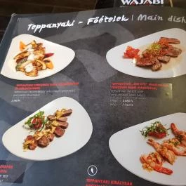Wasabi Running Sushi & Wok Restaurant, Debrecen - Étlap/itallap