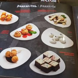 Wasabi Running Sushi & Wok Restaurant, Debrecen - Étlap/itallap