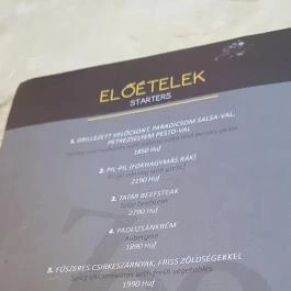 Zoe Restaurant & Lounge Debrecen - Étlap/itallap