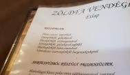Zöldfa Vendéglő Debrecen - Étlap/itallap