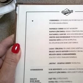 Bori Mami Gyöngyös - Étlap/itallap