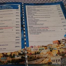 Hellasz Taverna Görög Finomságok Szolnok - Étlap/itallap