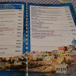 Hellasz Taverna Görög Finomságok Szolnok - Étlap/itallap