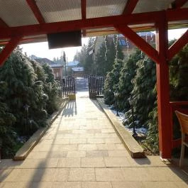 Hungária Panzió Miskolctapolca - Medence/kert