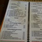 Hungária Panzió étterme Miskolctapolca - Étlap/itallap