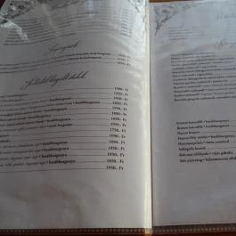 Lugas Vendéglő Szolnok - Étlap/itallap