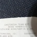 Róza Vendéglő Szolnok - Egyéb