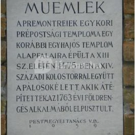 Zsámbéki Romtemplom és Kőtár, Zsámbék - 