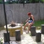 Sweet-Life Wellness Apartman Egerszalók - Medence/kert