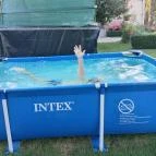 Czanek Apartman Komárom - Medence/kert