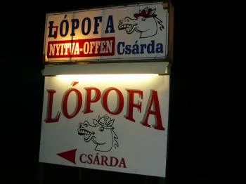 Lópofa Csárda Kiskunmajsa