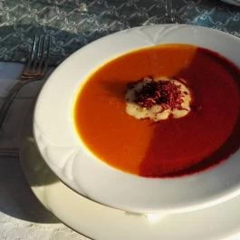 Rosinante Stílusos Vidéki Szálloda étterme Szigetmonostor - Étel/ital