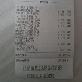 Bonita Bisztró, Debrecen - Egyéb