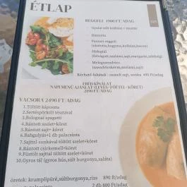 Kiskovász Vendéglő, Gyula - Étlap/itallap