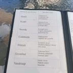 Kiskovász Vendéglő Gyula - Étlap/itallap