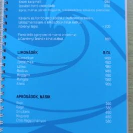 Lazy Jack Bár, Balatonfüred - Étlap/itallap