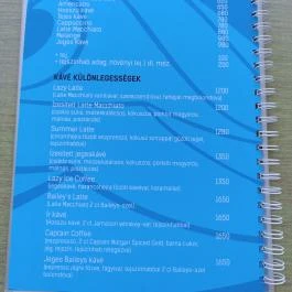 Lazy Jack Bár, Balatonfüred - Étlap/itallap