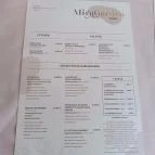 MiraGarden Étterem Tihany - Étlap/itallap