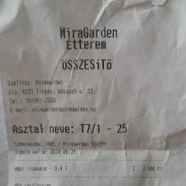 MiraGarden Étterem, Tihany - Egyéb