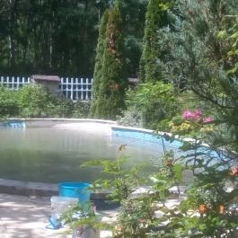 Tornácos Panzió, Balatonberény - Medence/kert