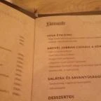 Jaromír a Templomhoz Budapest - Étlap/itallap