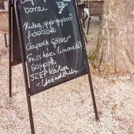 Andi Grillkert, Csopak - Étlap/itallap