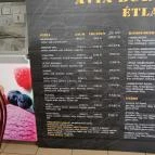 Avia benzinkút és burgerező Öcsöd - Étlap/itallap