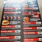 Burger'Z Bar Balatonlelle - Étlap/itallap