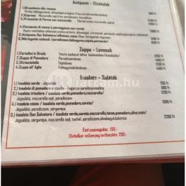 Don Salvatore Tata - Étlap/itallap