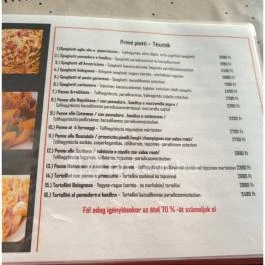 Don Salvatore Tata - Étlap/itallap