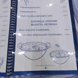 Hellasz Taverna Görög Finomságok, Szolnok - Étlap/itallap