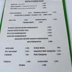 Invito Solymár - Étlap/itallap