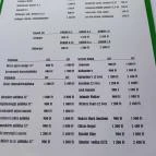 Invito Solymár - Étlap/itallap